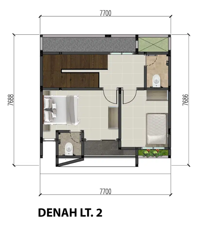 Di jual rumah di jagakarsa bebas banjir