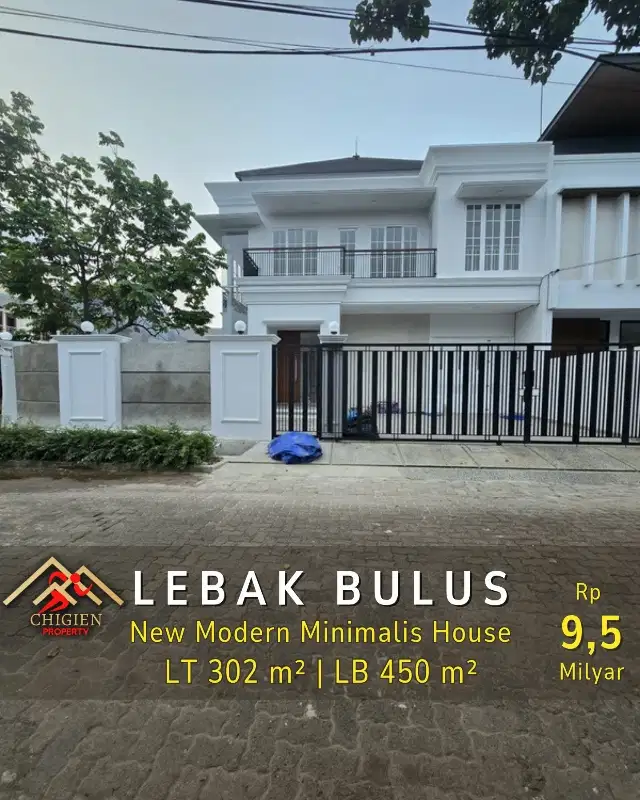 DIJUAL RUMAH MODERN MINIMALIS DI LEBAK BULUS JAKARTA SELATAN