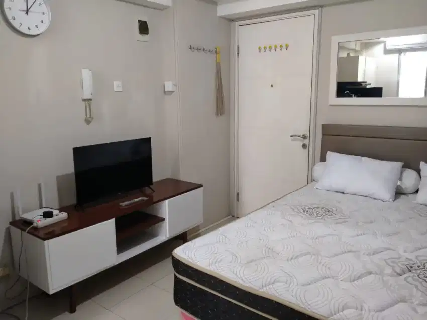 Studio Bagus Bersih Furnish Apartemen Bassura City Ada WaterHeater