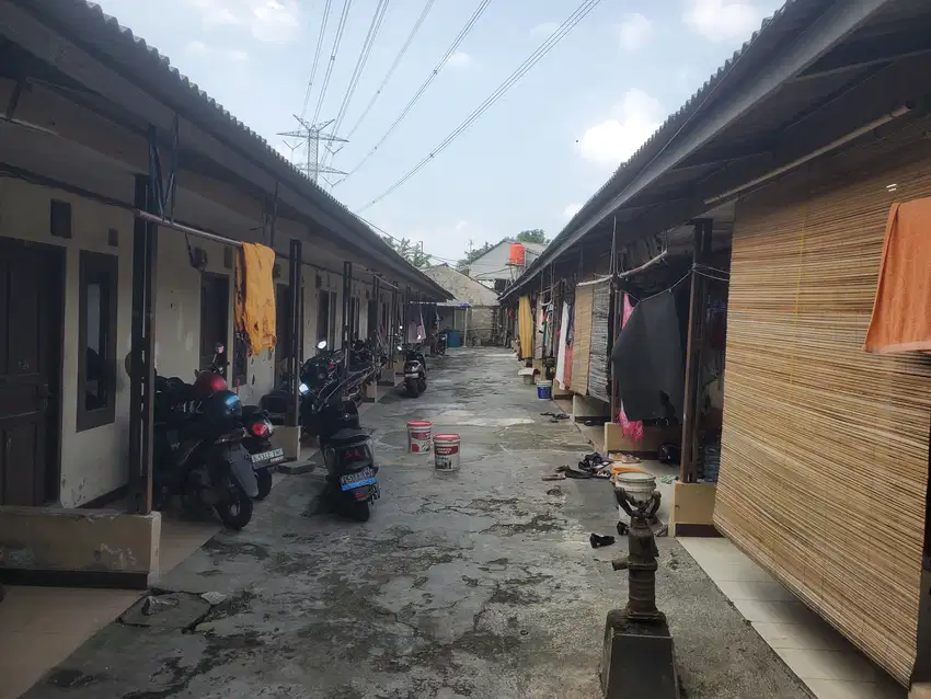 Kontrakan Aktif 33 Pintu Seluas 850 M2 di Jati Bulak Bekasi Timur