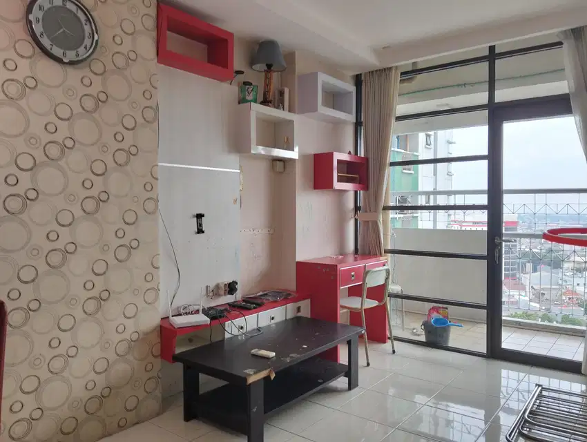 Disewakan Apt Salemba Residen Jkt Pusat 2 BR 2kmr mandi 58 JT/thn