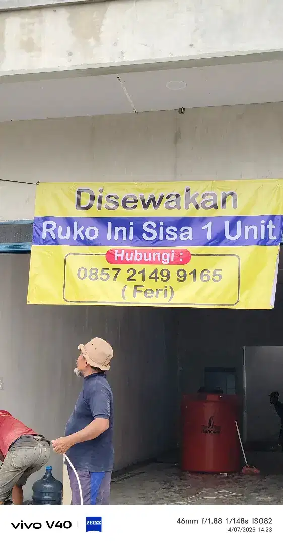 Disewakan ruko strategis pinggir jalan persis