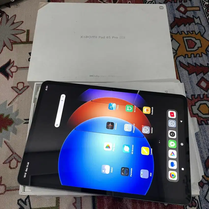 Xiaomi Pad 6S Pro 12.4 10000mAh 8/256gb siap pakai