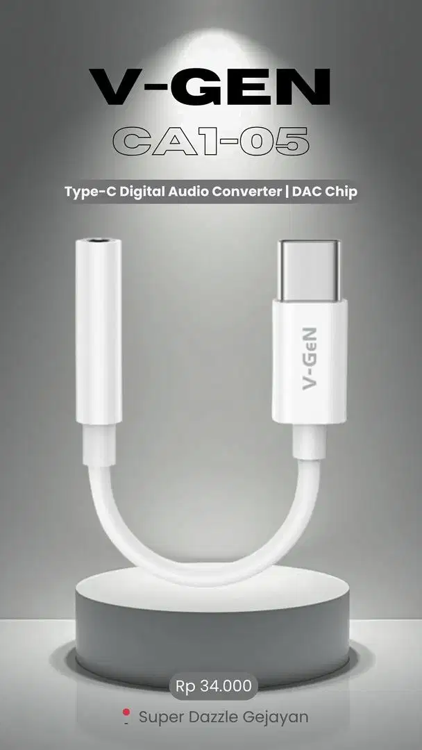 V-GEN CA1-05 Type-C Audio Converter