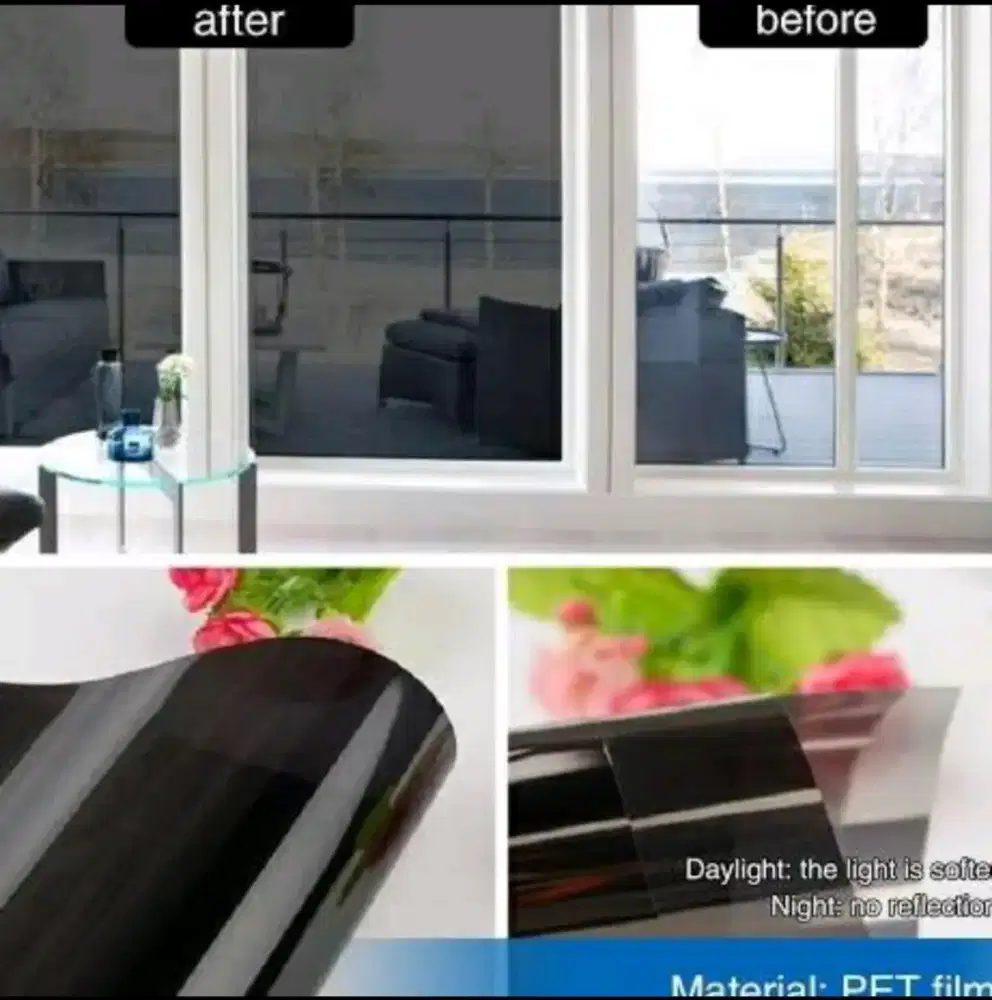 Jasa pasang kaca film rumah kaca film ruko kaca film gedung