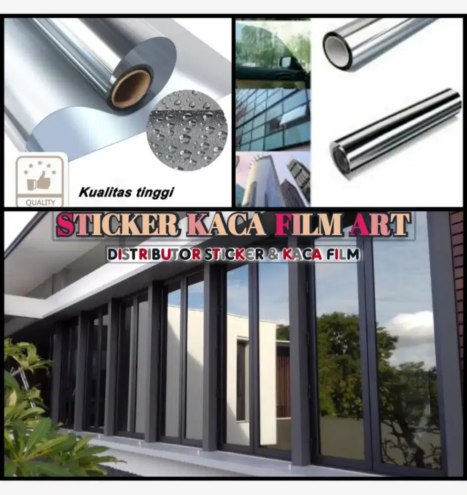 Jasa pasang kaca film one way kaca film mirror kaca film cermin