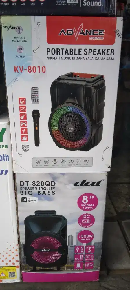 Salon speaker aktif portable acara karaoke kantor sekolah