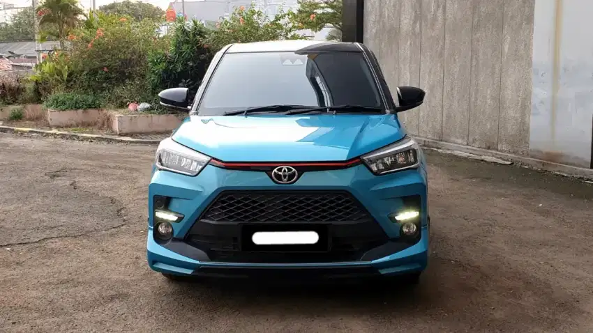 Toyota raize turbo gr sport cvt tss 2022 biru matic
