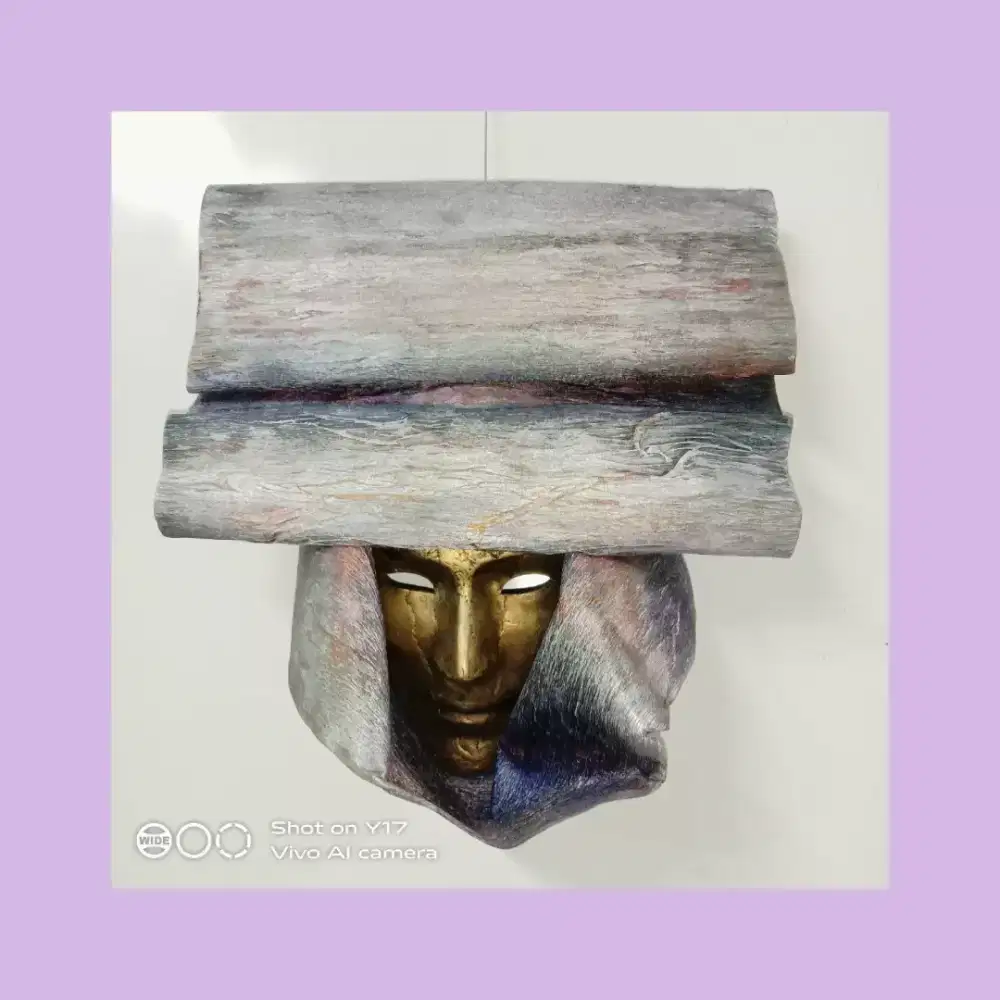 Topeng masquerade 12 vintage oleh  Duccio Barlucchi