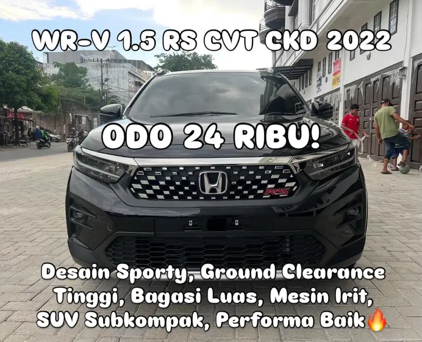 (TDP 41 JUTA!) Honda WRV 1.5 RS CVT Hitam Mutiara 2022 [WR-V]