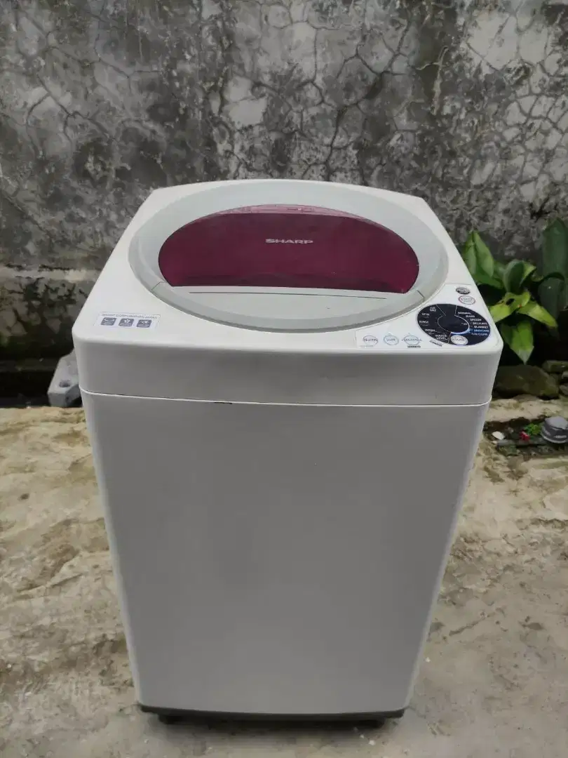 Mesin cuci 1 tabung merk sharp jumbo