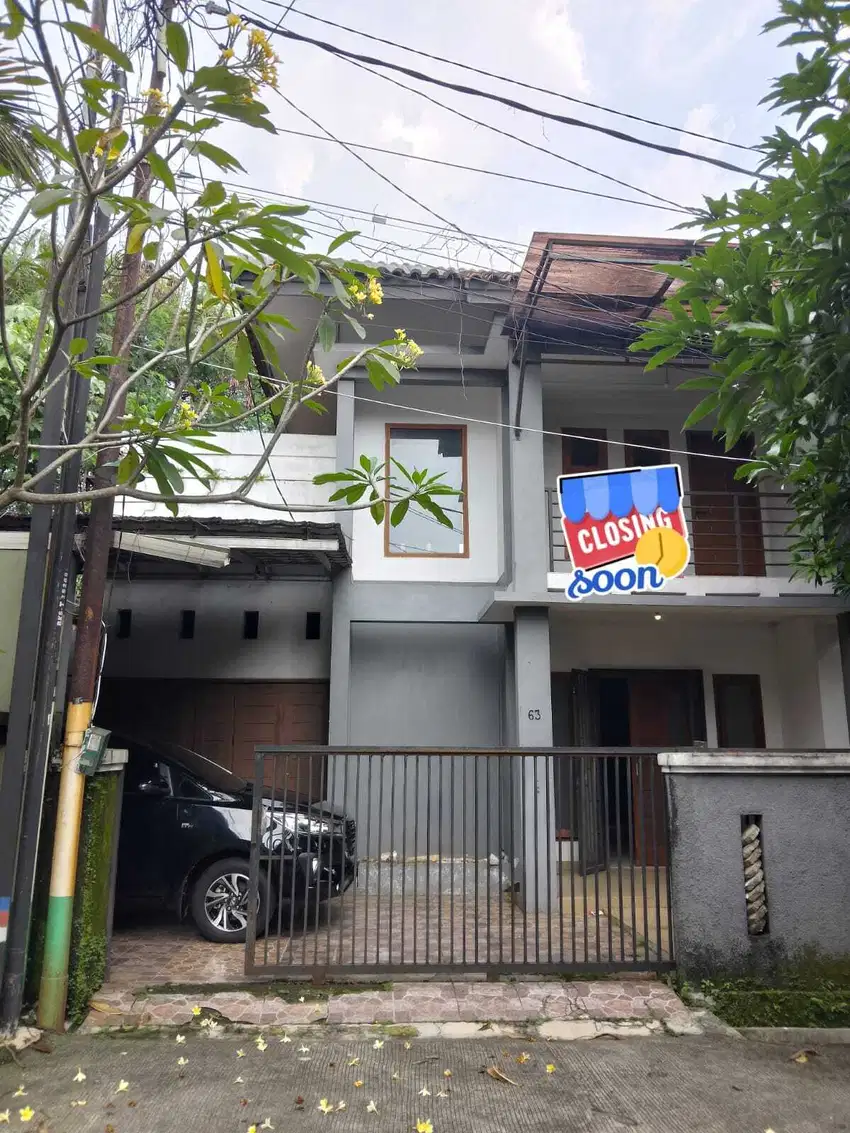 Rumah 2LT LT300M2 Komplek, Jatiwarna BEKASI.