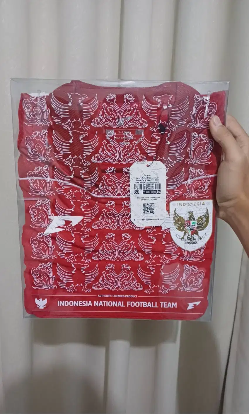 Erspo Timnas 2025 Jersey Player Issue Home SS Men Red White