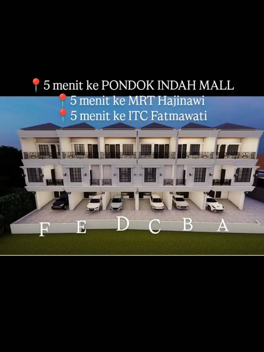 JUAL RUMAH TERMURAH DI HAJI NAWI CIPETE JAKARTA SELATAN
