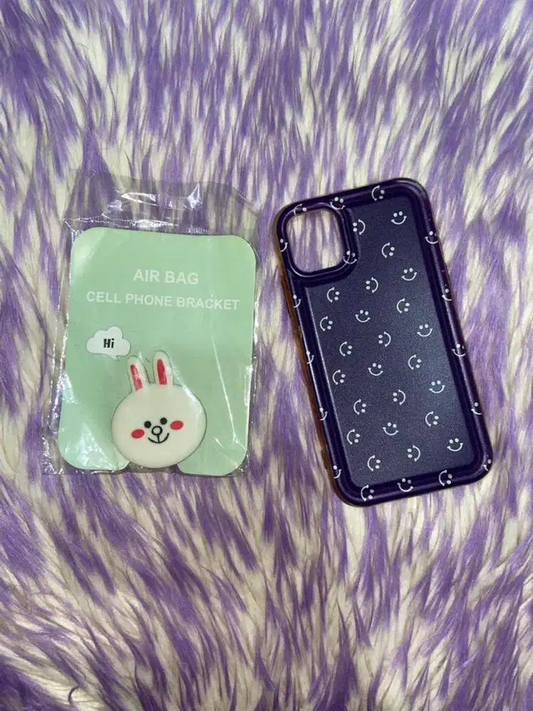 Case iPhone 11 Preloved + Air Bag Cell Phone Bracket Baru