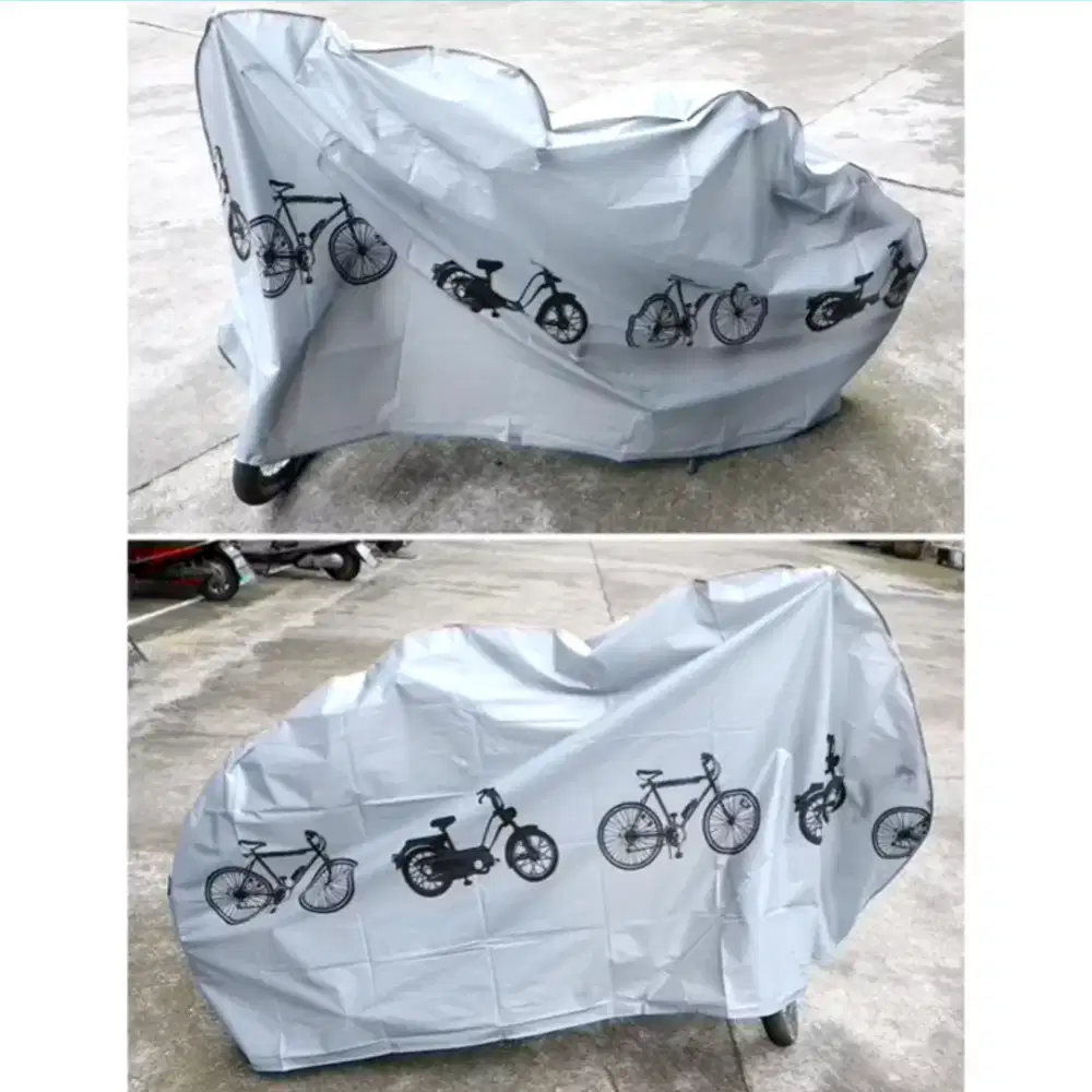 *HARGA PAS* Cover Sepeda Waterproof 200 x 100 Cm Baru Dipake Sekali