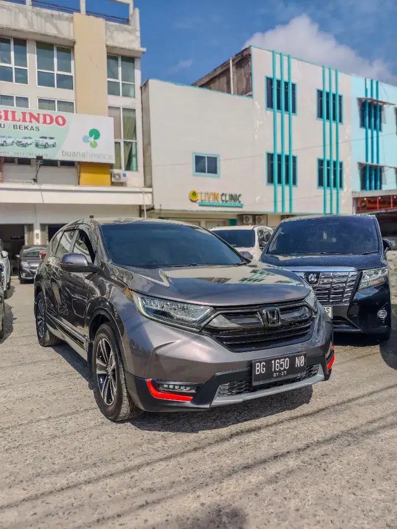 CRV Turbo prestige 1.5 AT 2017 abu2 istimewa dp 35 jt