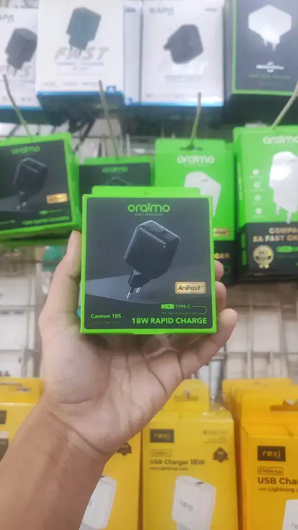 TRAVEL CHARGER,18W TYPE C ORAIMO OCW-5184E+C53