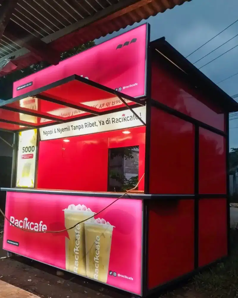 BOOTH KONTAINER/GEROBAK/GEROBAK DORONG/KONTAINER/GEROBAK KONTAINER