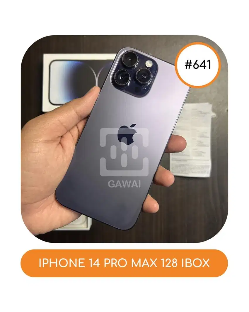 #641 Iphone 14 Pro Max Deep Purple 128 Ibox BH 86%