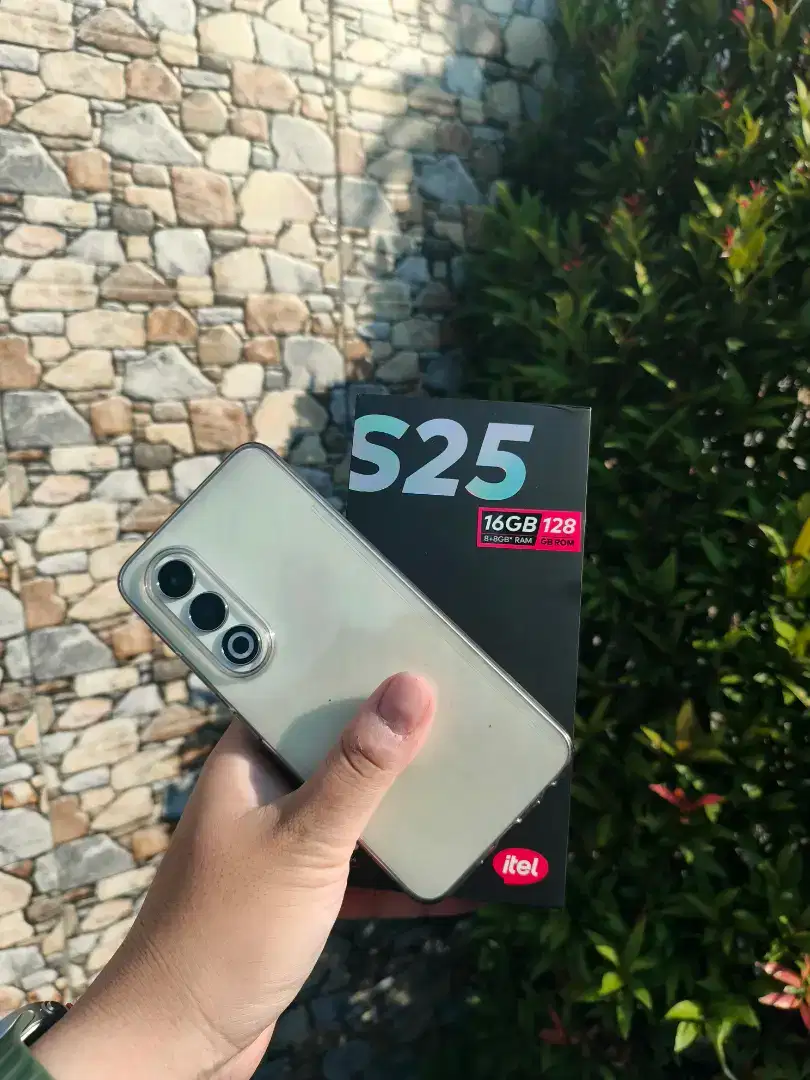 (Second) Itel S25 8/128 Gold Mulus Kayak Baru 99%