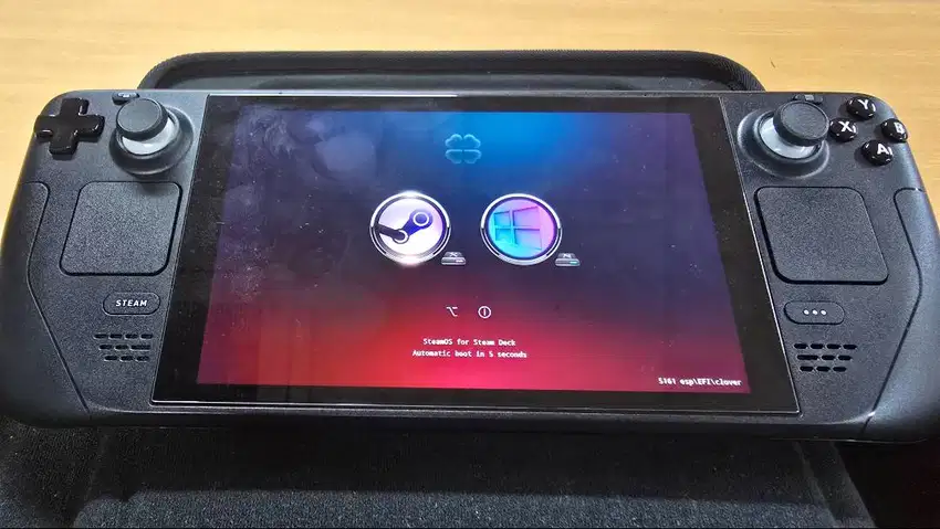 steamdeck 512 GB, window installed