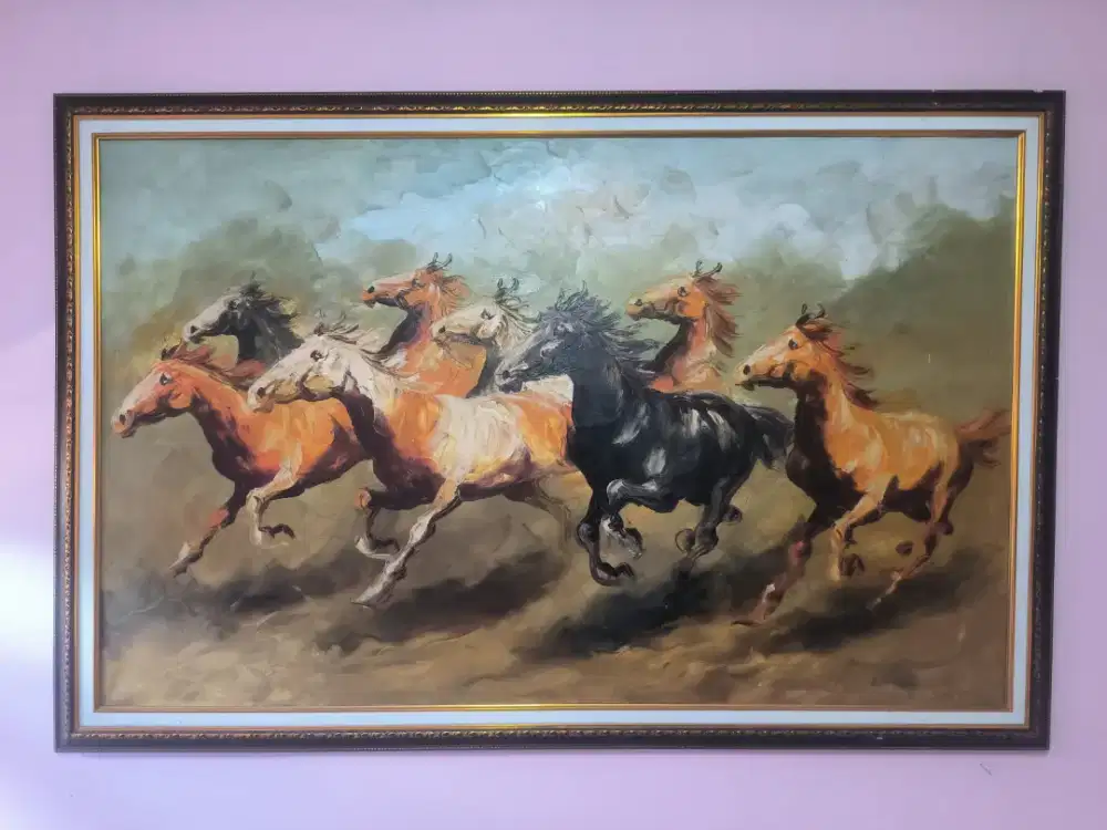 Lukisan Kuda Abstrak