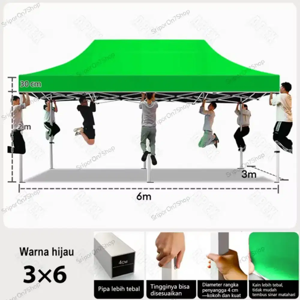 Tenda Jualan / Event 6M x3M Biru