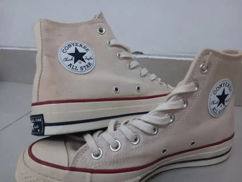 (Preloved) Sepatu Converse Chuck Taylor Cream Original asli 100%