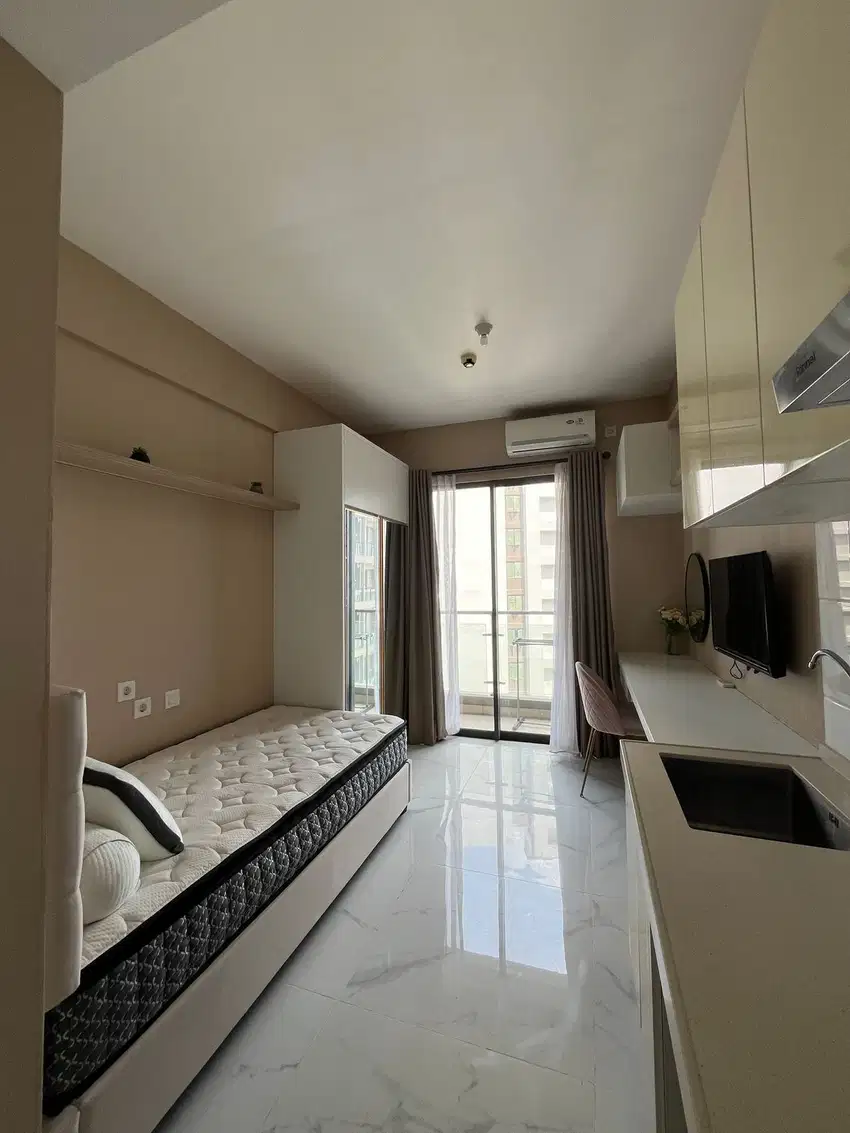 DIJUAL APARTEMEN SKYHOUSE BSD FULL FURNISHED STUDIO AEON MALL
