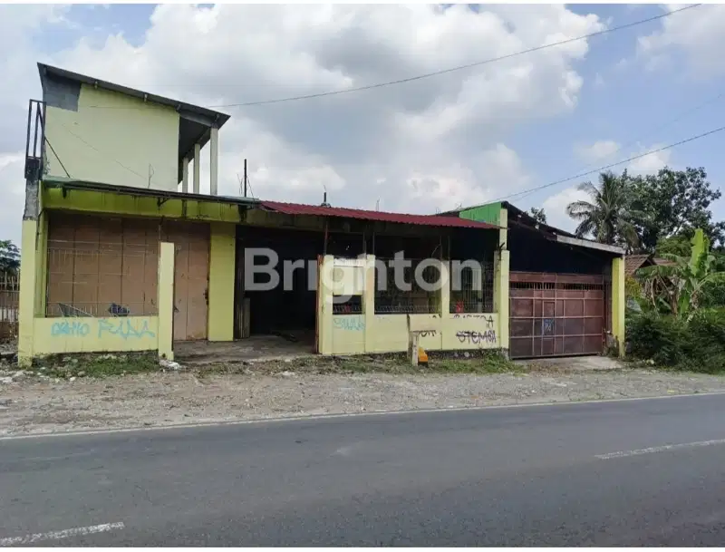 Dijual gudang Salatiga lokasi strategis pinggir jalan Salatiga Kopeng