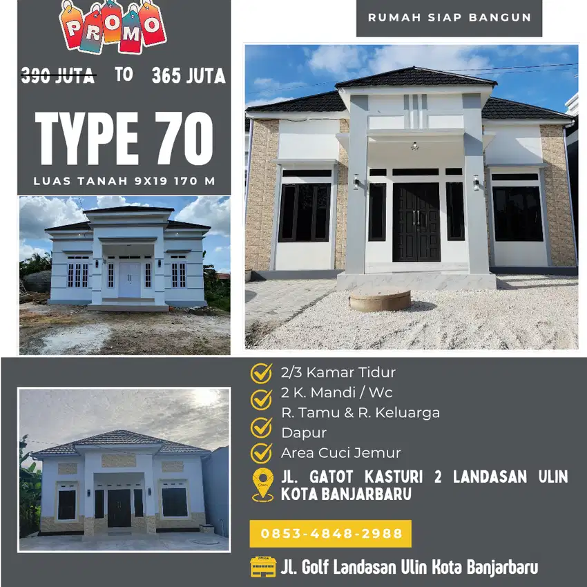 Rumah Banjarbaru murah