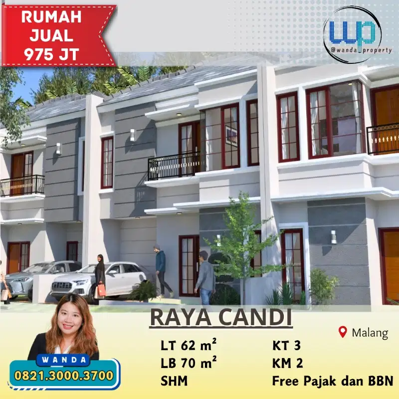 Dijual Rumah Free Desain Kota Malang