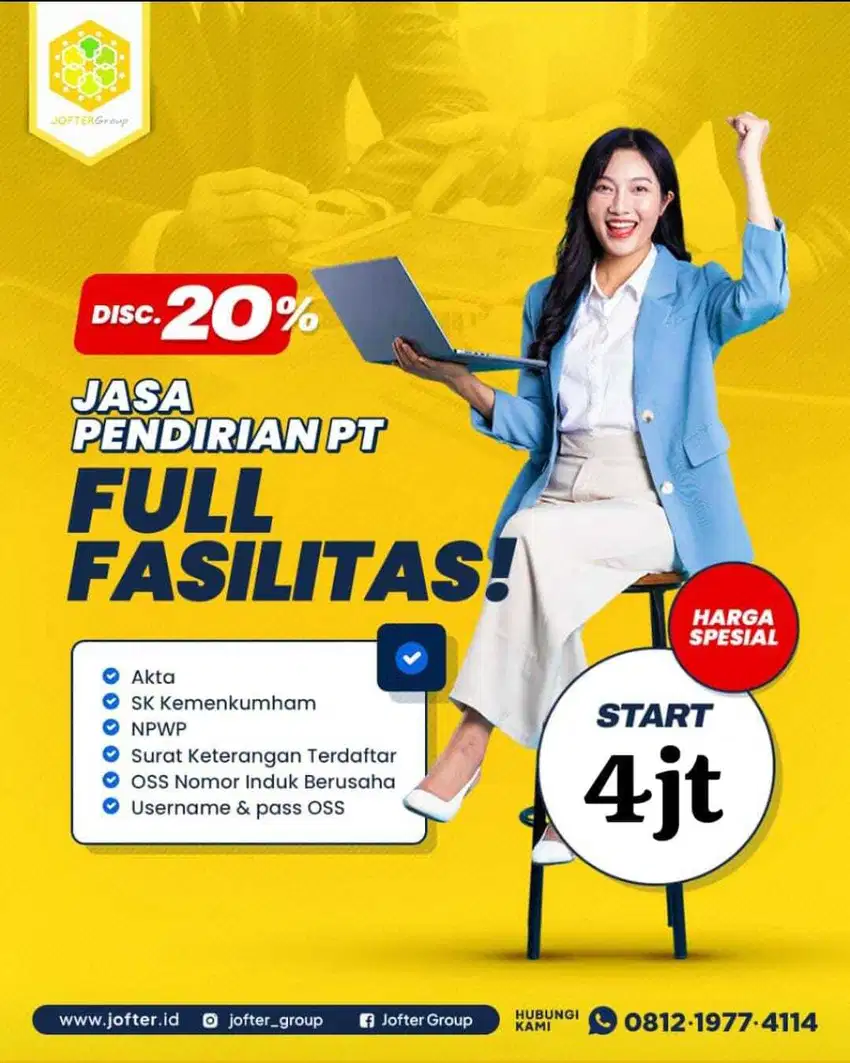 Jasa Pembuatan Legalitas Only 4 Jt di jamsostek dan Bidakara