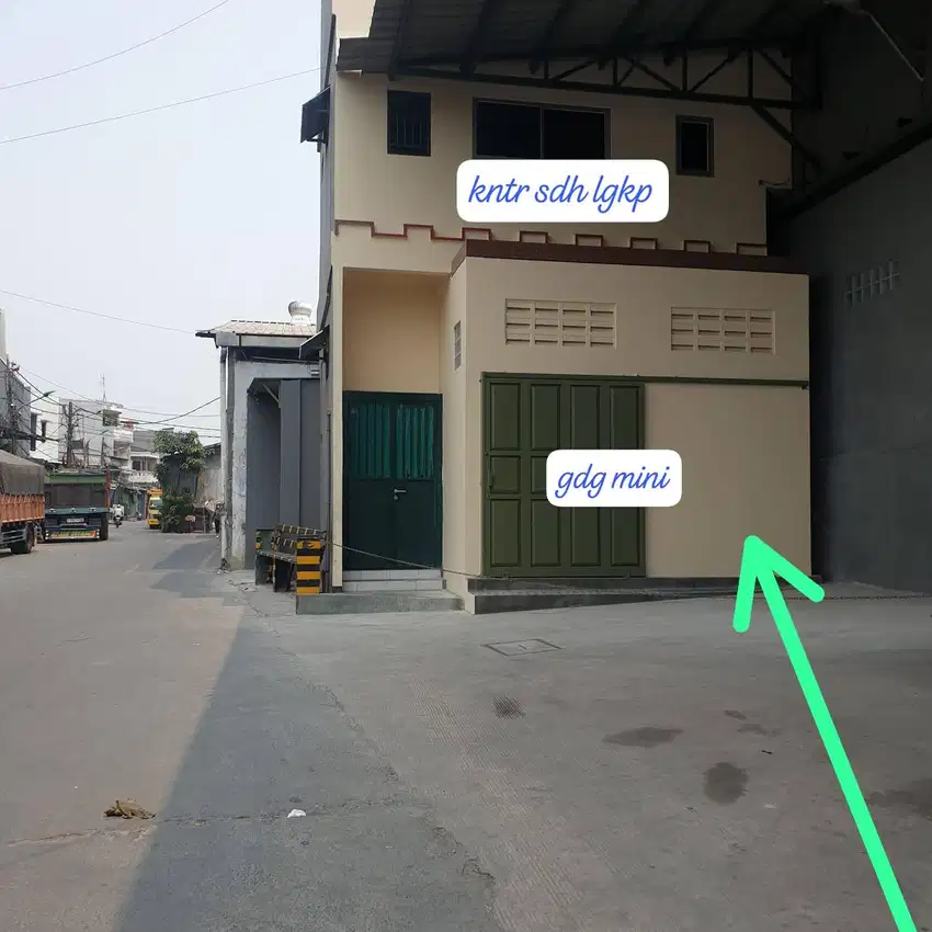 Disewa Gudang Mini dan Office 2Lt di pergudangan Bandengan,Jakut