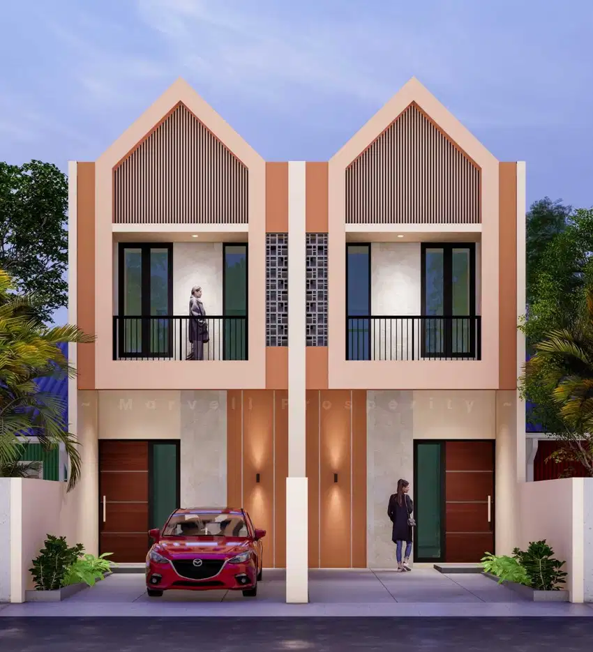 Rumah Baru 2 Lantai Di Perumahan Gunung Anyar Emas Surabaya