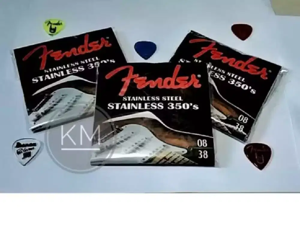 Senar hitam fen1setder hitam lokal uk 008-038 (1set)