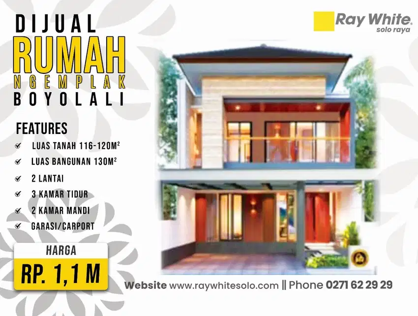 Dijual Perumahan Baru dekat Bandara Solo, Ready Unit/Pesan Bangun, Nge