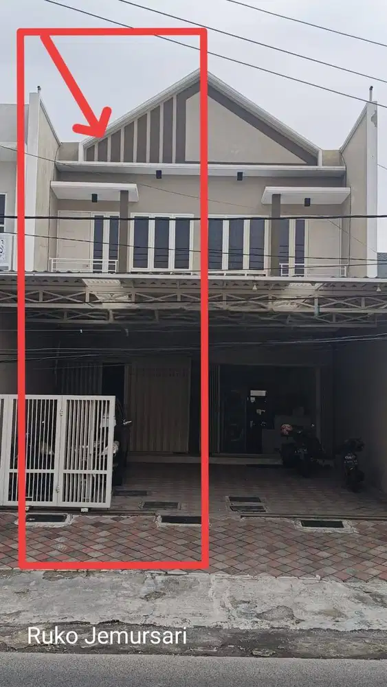 Dijual Ruko Komersial Jemursari 2 Lantai Baru Gress Siap Pakai