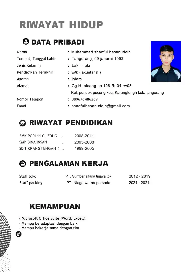 Mencari pekerjaan