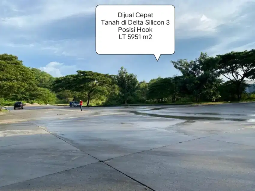 Dijual Cepat Tanah Delta Silicon 3 Posisi Hook Bagus