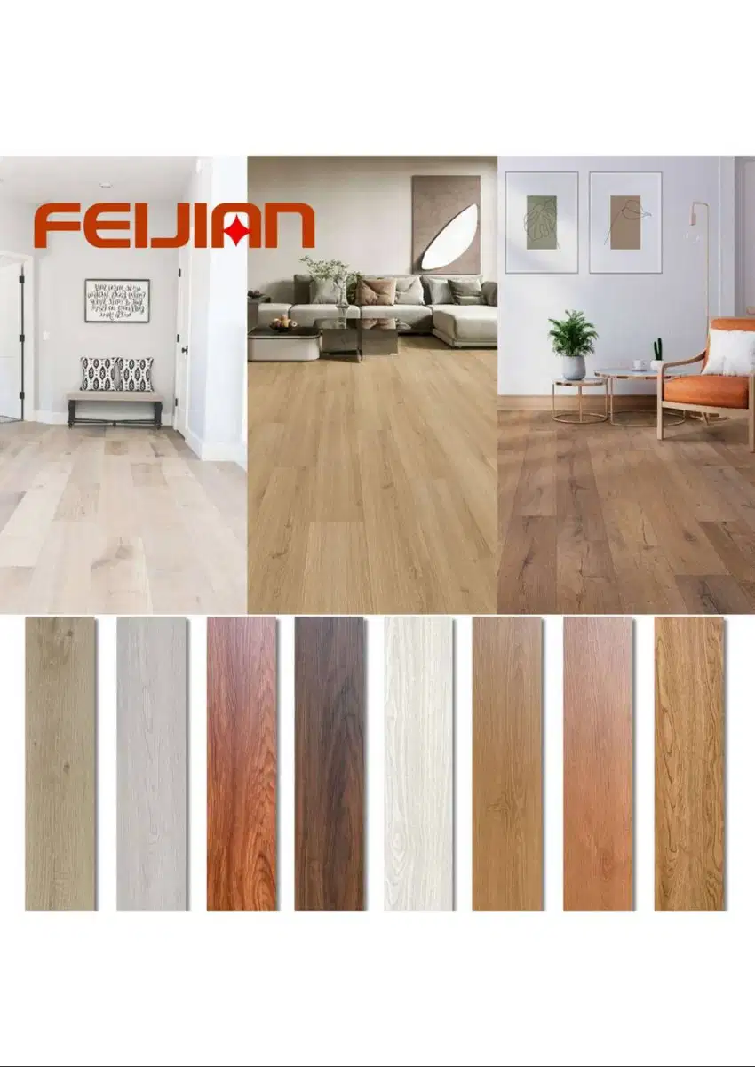 LANTAI SPC FEIJIAN MOTIF KAYU TEBAL 5mm