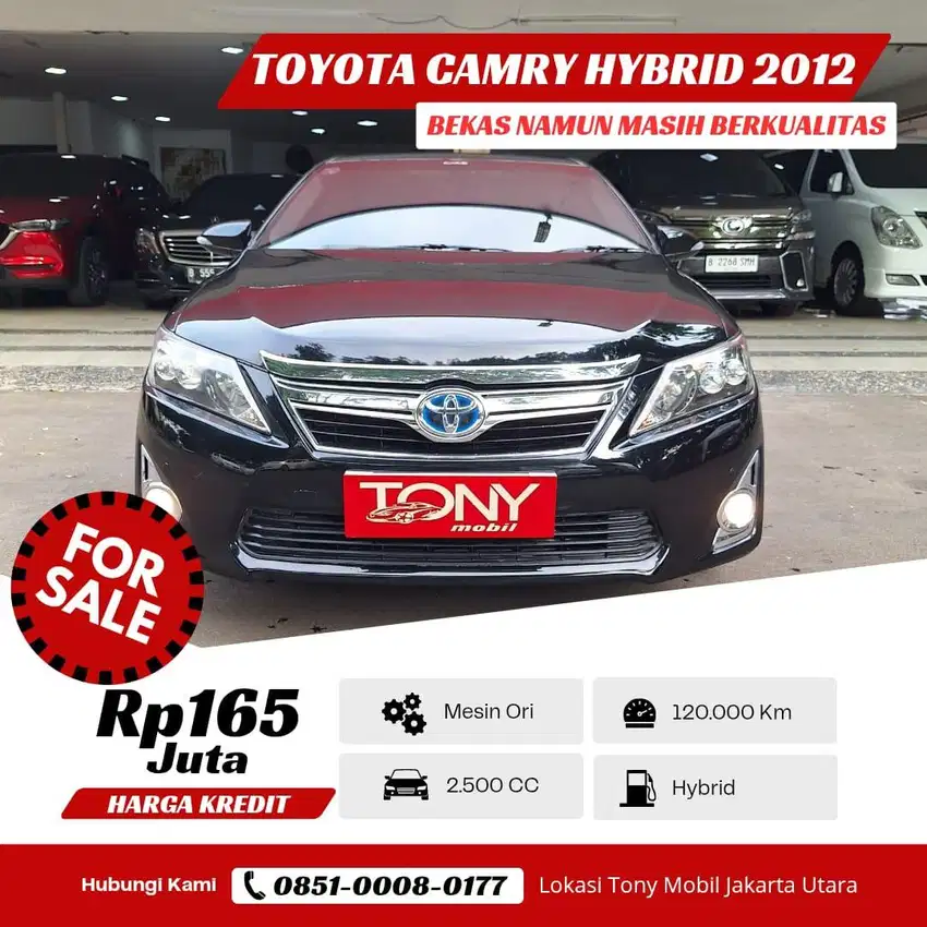 Toyota Camry 2.5 Hybrid 2012 Hitam