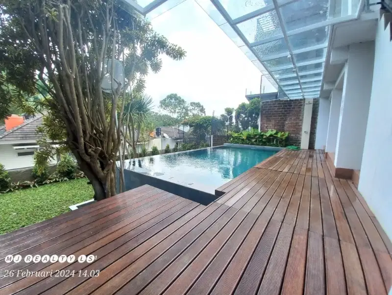 termurah  rumah furnish pool resort dago pakar bandung utara