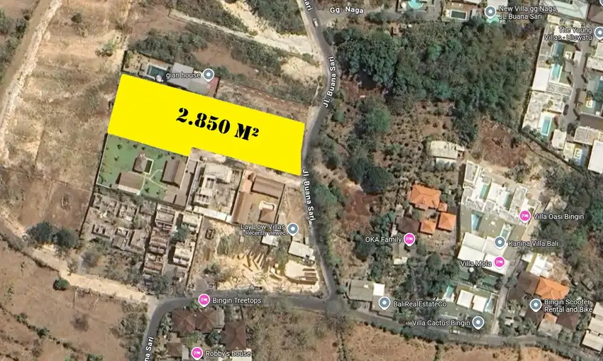 LAND 28,5 ARE AT BINGIN BEACH