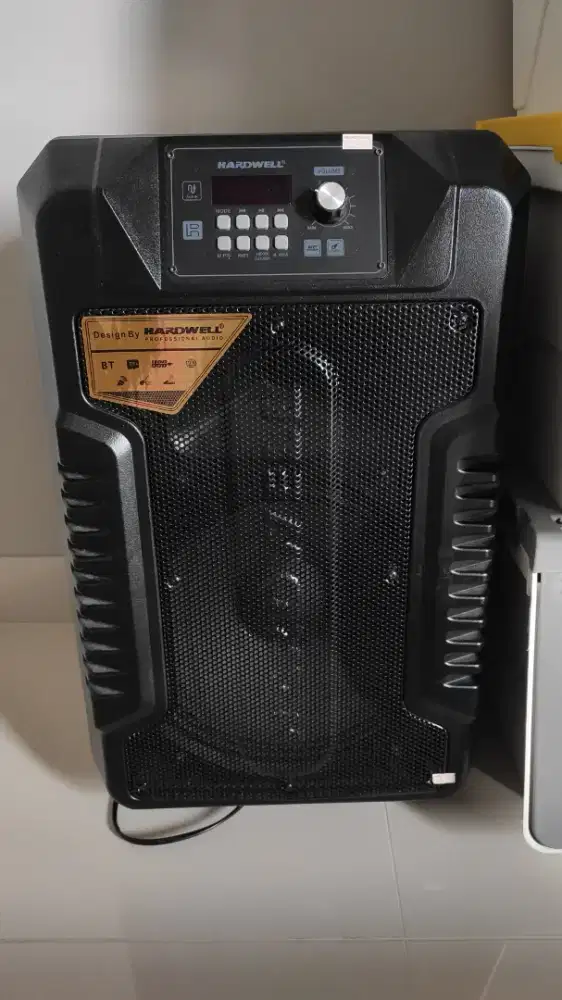 Speaker Portable 12 inc Hardwell Turbovoice 12 Pro Bluetooth