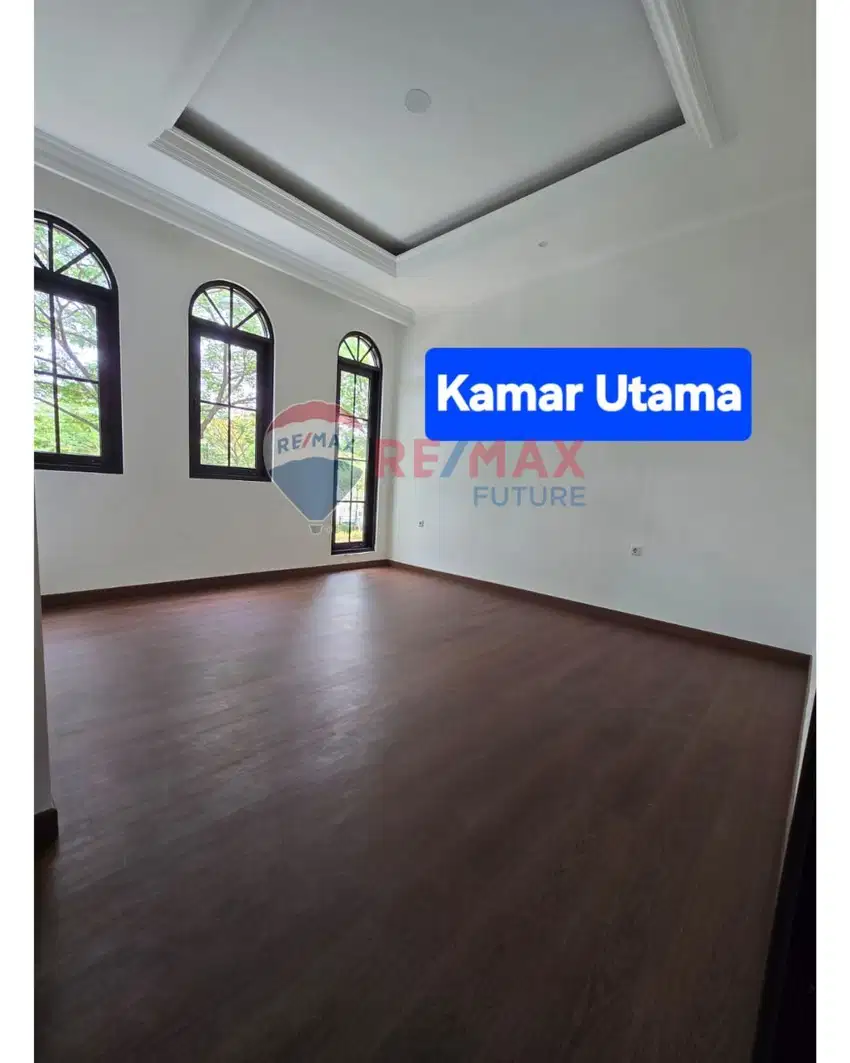 RUMAH HOEK DI CLUSTER ASSANA, VANYA PARK BSD CITY – BANGUNAN MANDIRI
