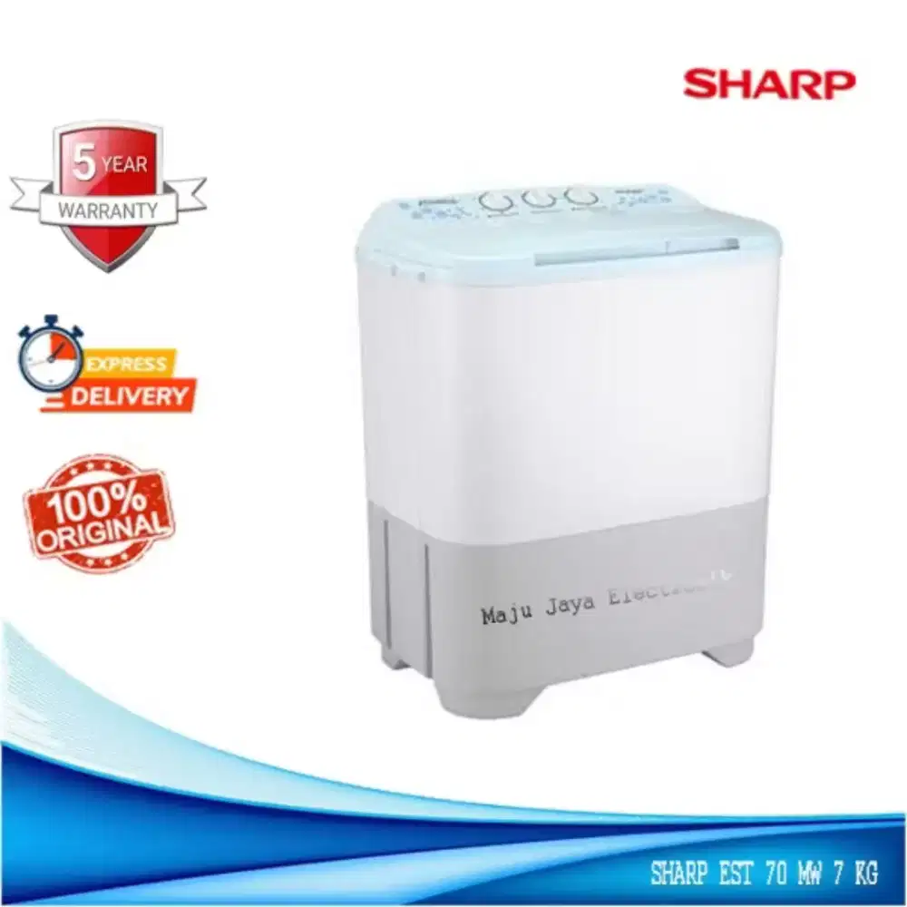 Mesin cuci sharp EST 70 MW 7Kg