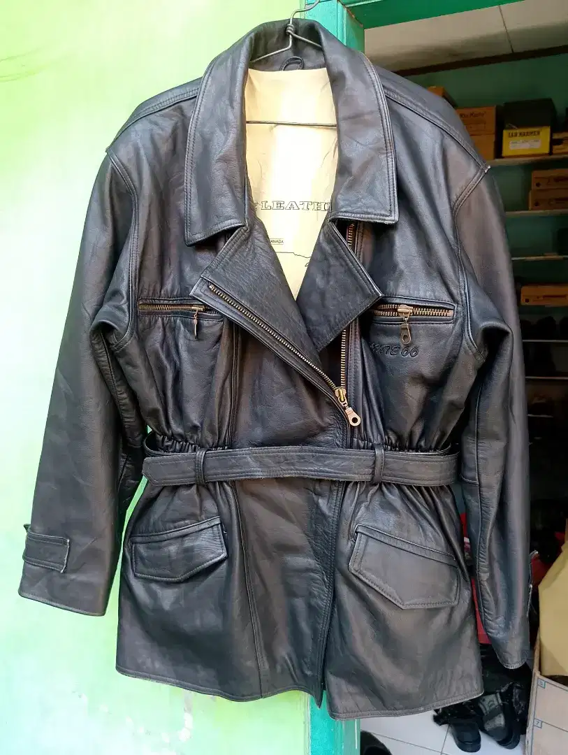 Jaket Ramones Kulit Sapi