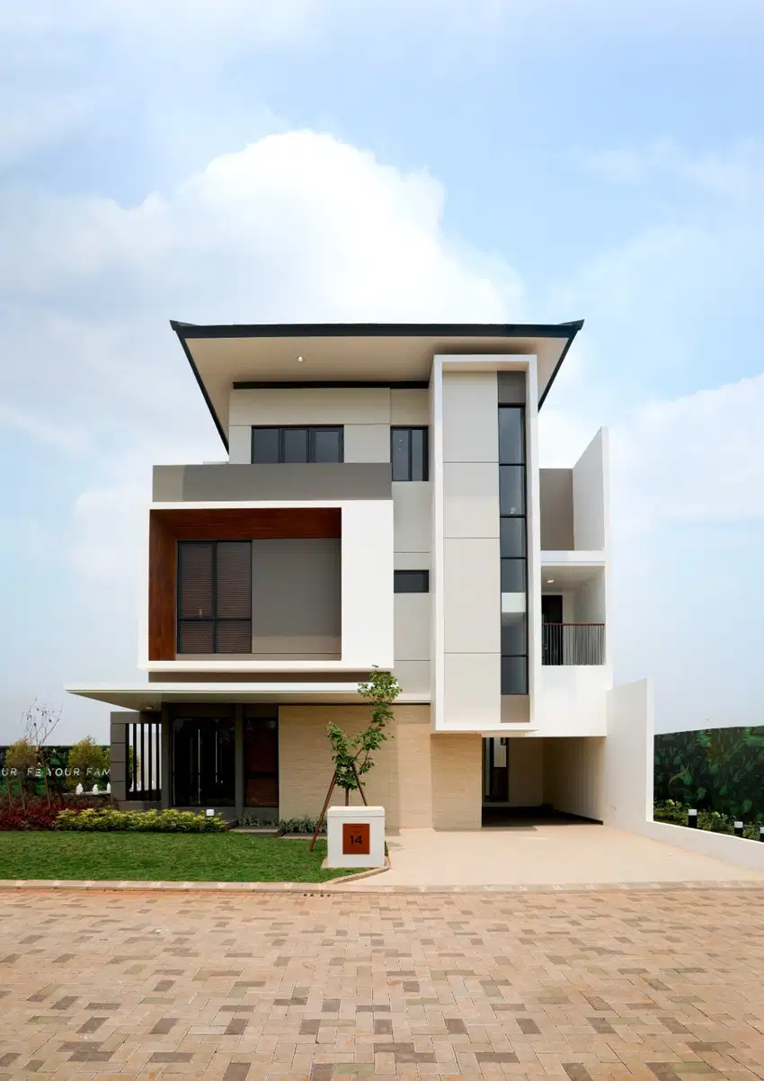 Rumah 3lt 14x14 type 4KT Cluster Maninjau Asya JGC Jakarta Garden City